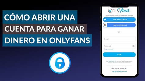 abrir cuenta de onlyfans|Crear y verificar cuenta de OnlyFans